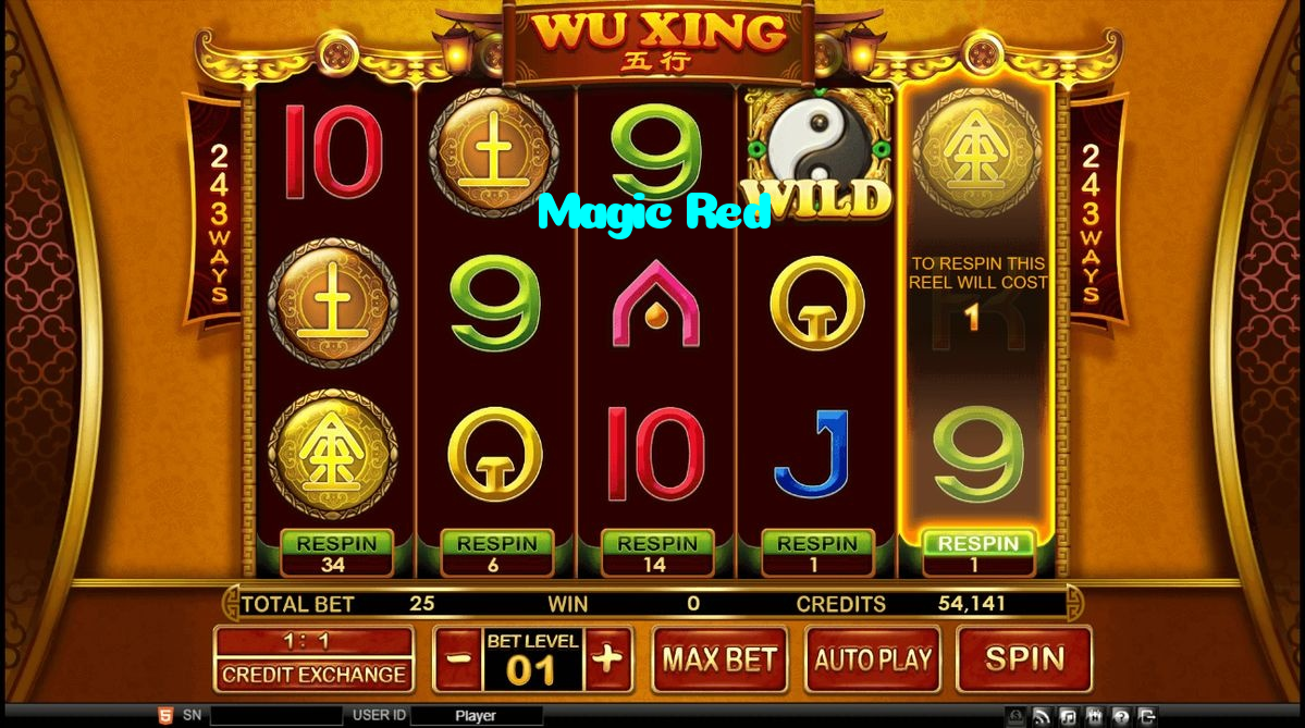 Magic Red casino presented on mobile device in Pakistan with slots and live games